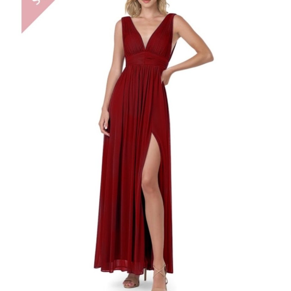 Burgundy Formal Dress